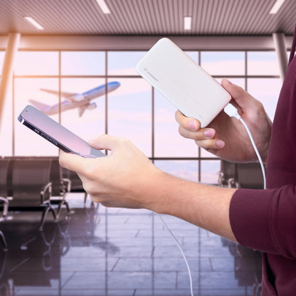 Externer Akku WZK WPBWE1, 10000mAh, 10W, 2 x USB-A, Weiß