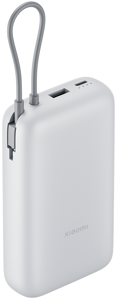 Externer Akku Xiaomi, 20000mAh, 22.5W, QC + PD, 1 x USB-A - 2 x USB-C, Silber BHR9738GL