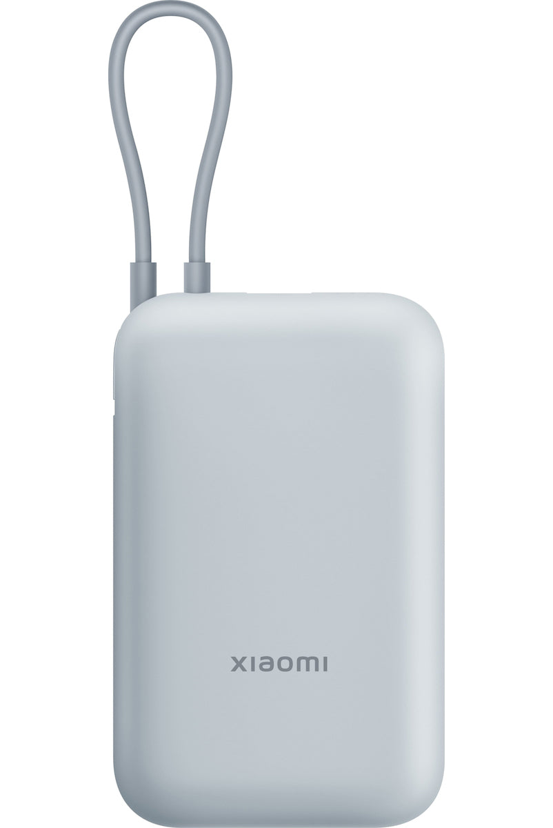 Externer Akku Xiaomi Pocket Edition Pro, 10000mAh, 33W, QC + PD, 1 x USB-A - 1 x USB-C, Blau BHR9073GL