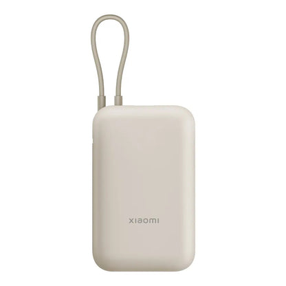 Externer Akku Xiaomi Pocket Edition Pro, 10000mAh, 33W, QC + PD, 1 x USB-A - 1 x USB-C, Beige BHR9072GL