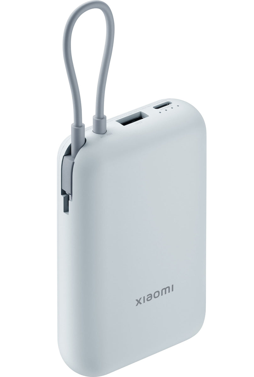 Externer Akku Xiaomi Pocket Edition Pro, 10000mAh, 33W, QC + PD, 1 x USB-A - 1 x USB-C, Blau BHR9073GL
