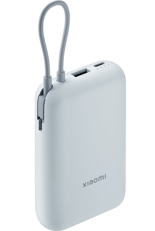 Externer Akku Xiaomi Pocket Edition Pro, 10000mAh, 33W, QC + PD, 1 x USB-A - 1 x USB-C, Blau BHR9073GL