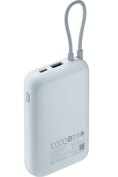 Externer Akku Xiaomi Pocket Edition Pro, 10000mAh, 33W, QC + PD, 1 x USB-A - 1 x USB-C, Blau BHR9073GL