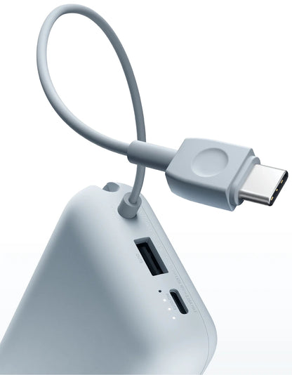 Externer Akku Xiaomi Pocket Edition Pro, 10000mAh, 33W, QC + PD, 1 x USB-A - 1 x USB-C, Blau BHR9073GL