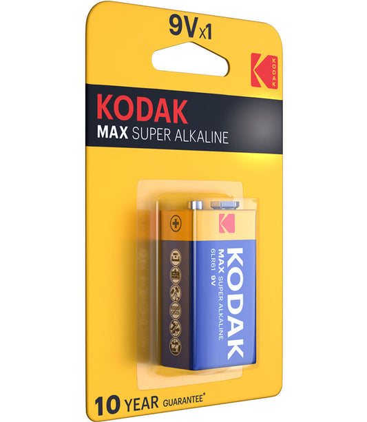 Kodak Max Super Batterie, 6LR61 (9V)