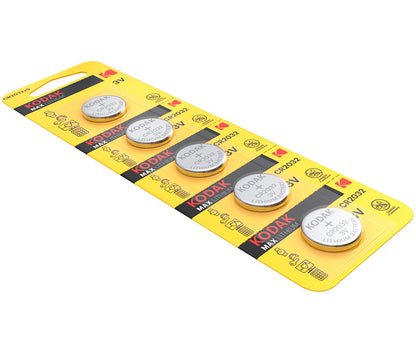 Kodak Max Lithium Batterie, CR2032, 5 Stück Set