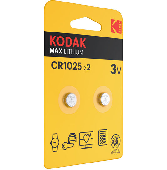 Kodak Max Batterie, CR2025, 2 Stück Set