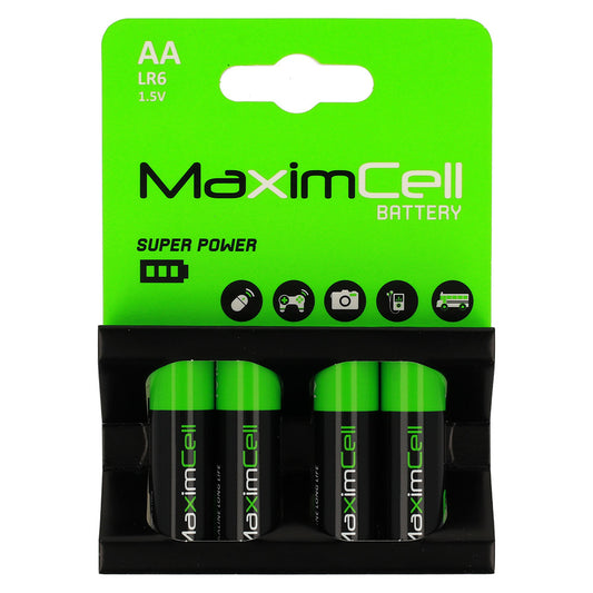 MaximCell Super Power Batterie, AA / LR6, 4er Set