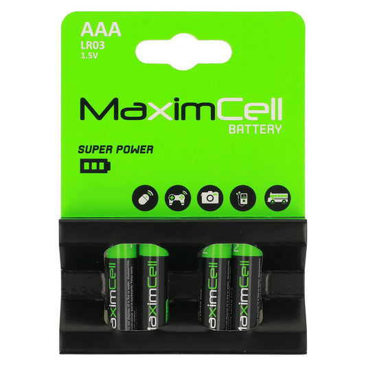 MaximCell Super Power Batterie, AAA / LR3, 4er Set
