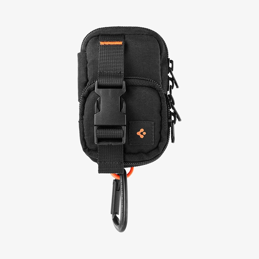 Universal MagSafe Pouch for Phone, Spigen, Snap Zip, Black