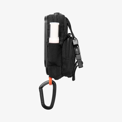 Universal MagSafe Pouch for Phone, Spigen, Snap Zip, Black