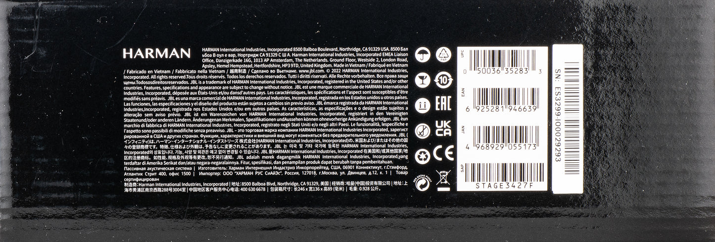 JBL Stage3 427 Car Speaker, 30W RMS, 102.4mm, Set of 2 pieces JBLSTAGE3427F