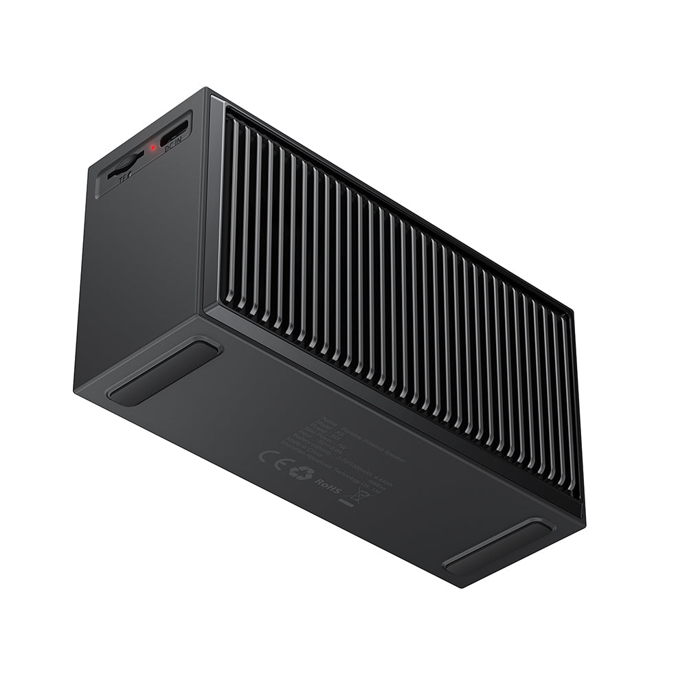 Bluetooth-Lautsprecher Acefast K9 Go, 7W, TWS, RGB, wasserdicht, Schwarz