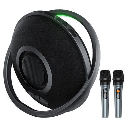 Acefast Karaoke K5 Max Bluetooth Speaker, 350W, TWS, RGB, Waterproof, Black