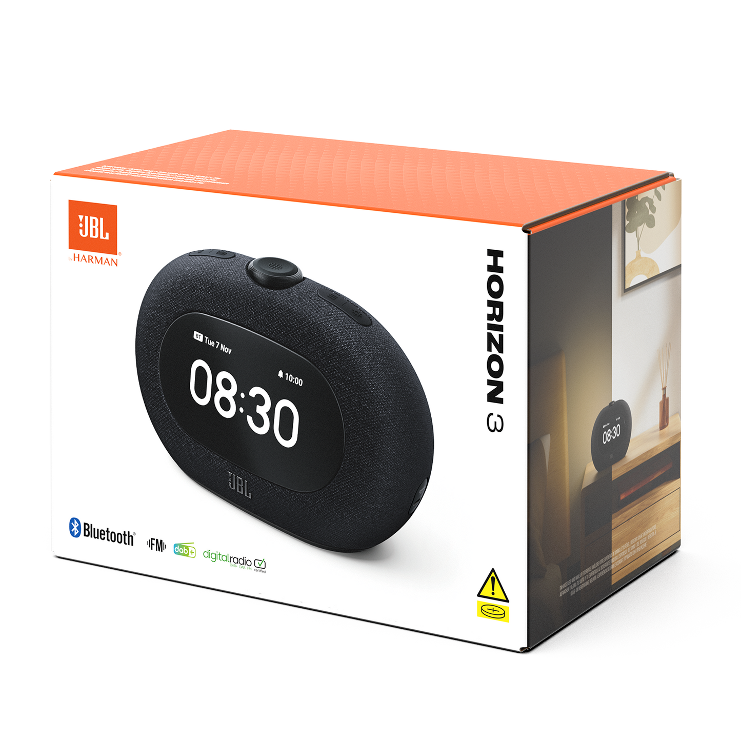 Bluetooth-Lautsprecher JBL Horizon 3, 2 x 5W, Pro Sound, Schwarz JBLHORIZON3BLK