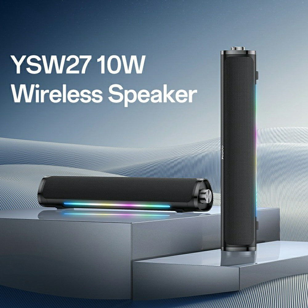Bluetooth-Lautsprecher Yesido YSW27, 10W, RGB, Schwarz