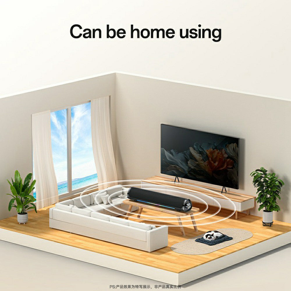 Bluetooth-Lautsprecher Yesido YSW27, 10W, RGB, Schwarz