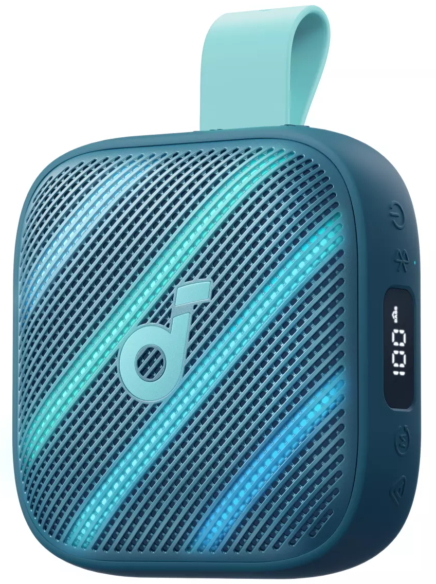 Tragbarer Bluetooth-Lautsprecher Anker SoundCore Boom Go 3i, 15W, TWS, RGB, wasserdicht, blau D5103030
