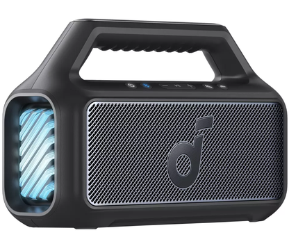 Anker SoundCore Boom 2 New Version Portable Bluetooth Speaker, 80W, TWS, RGB, Waterproof, Black A3138012