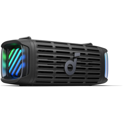 Anker SoundCore Boom 3i Portable Bluetooth Speaker, 50W, RGB, Waterproof, Black D5100010