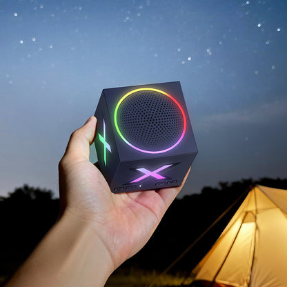 Tragbarer Bluetooth-Lautsprecher Borofone BR101 Rubik, 5W, TWS, RGB, Blau