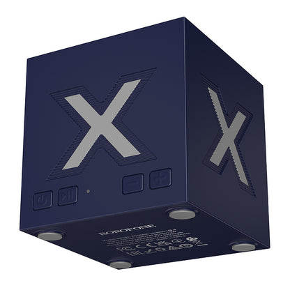 Tragbarer Bluetooth-Lautsprecher Borofone BR101 Rubik, 5W, TWS, RGB, Blau