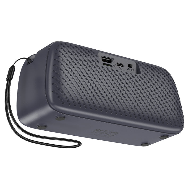 Borofone BR108 Serenjoy tragbarer Bluetooth-Lautsprecher, 5 W, TWS, Grau