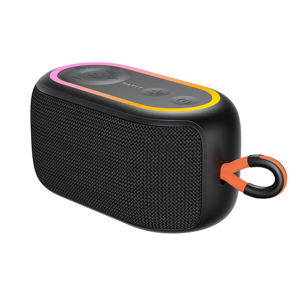 Bluetooth Tragbarer Lautsprecher HAVIT SK809BT, 7W, RGB, Wasserdicht, Schwarz