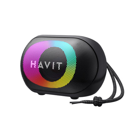 Portable Bluetooth Speaker HAVIT SK885BT, 8W, RGB, Waterproof, Black