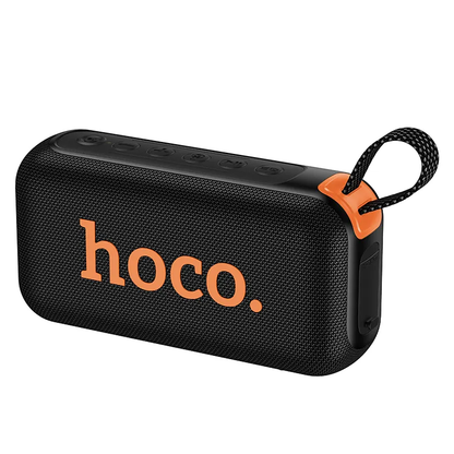 Tragbarer Bluetooth-Lautsprecher HOCO HC32, 2 x 10W, TWS, RGB, Schwarz
