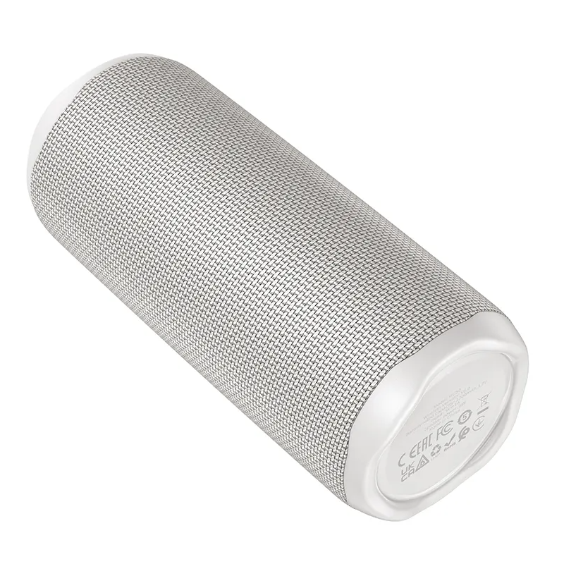 HOCO HC50 Portable Bluetooth Speaker, 8W, TWS, RGB, Waterproof, White
