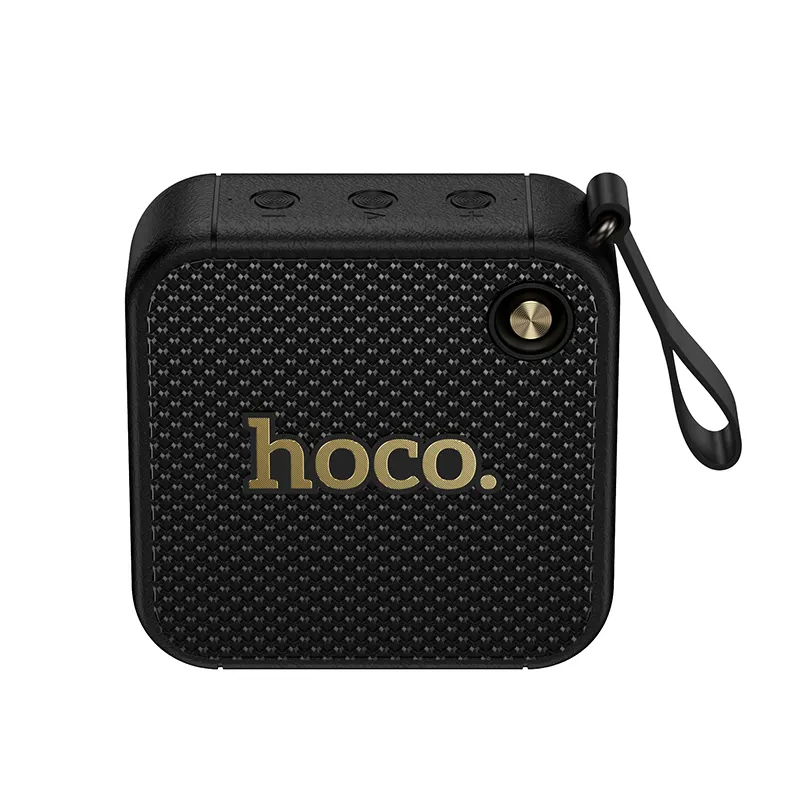 Tragbarer Bluetooth-Lautsprecher HOCO HT1, 8W, TWS, Schwarz