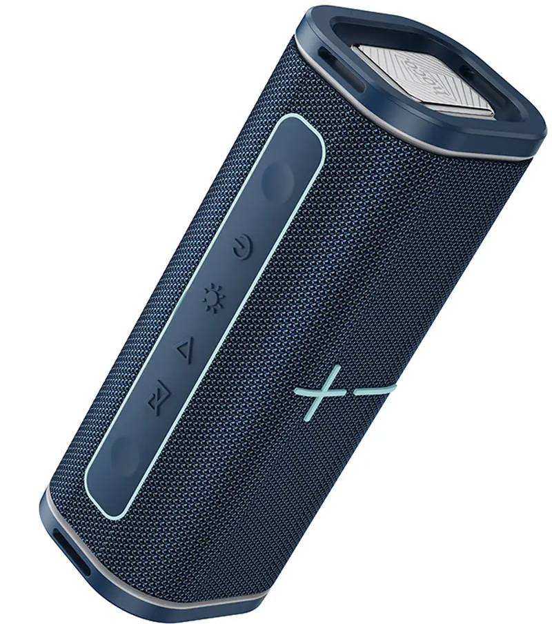 Tragbarer Bluetooth-Lautsprecher HOCO HC51, 30W, TWS, RGB, Blau