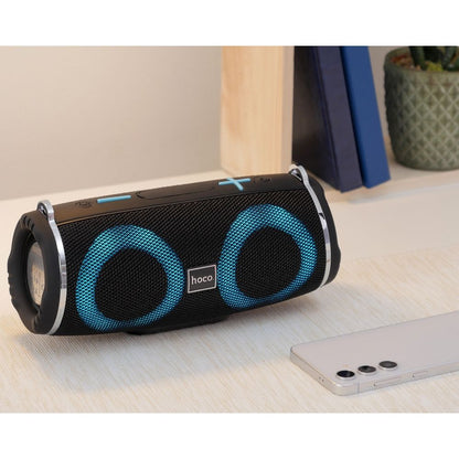 Tragbarer Bluetooth-Lautsprecher HOCO HC12, 10W, RGB, wasserdicht, Schwarz