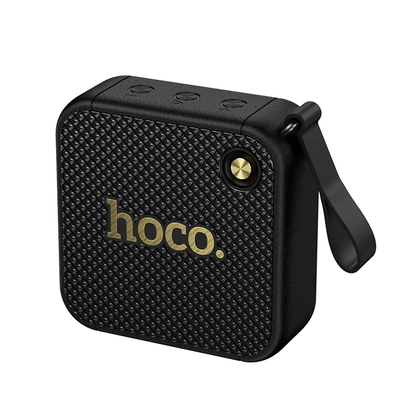 Tragbarer Bluetooth-Lautsprecher HOCO HT1, 8W, TWS, Schwarz