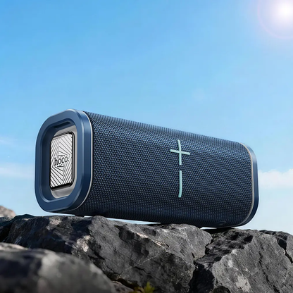 Tragbarer Bluetooth-Lautsprecher HOCO HC51, 30W, TWS, RGB, Blau