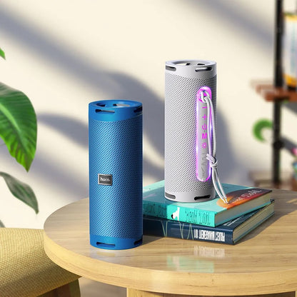 Bluetooth Tragbarer Lautsprecher HOCO HC9 Dazzling Pulse Sports, 10W, TWS, RGB, Blau