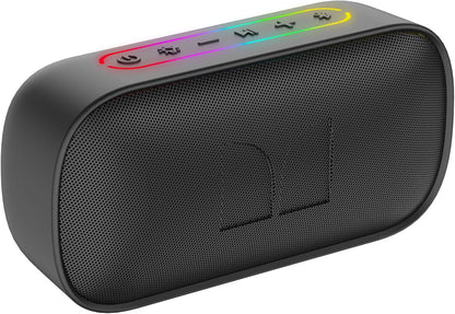 Tragbarer Bluetooth-Lautsprecher Monster S150, 14W, TWS, RGB, wasserdicht, schwarz