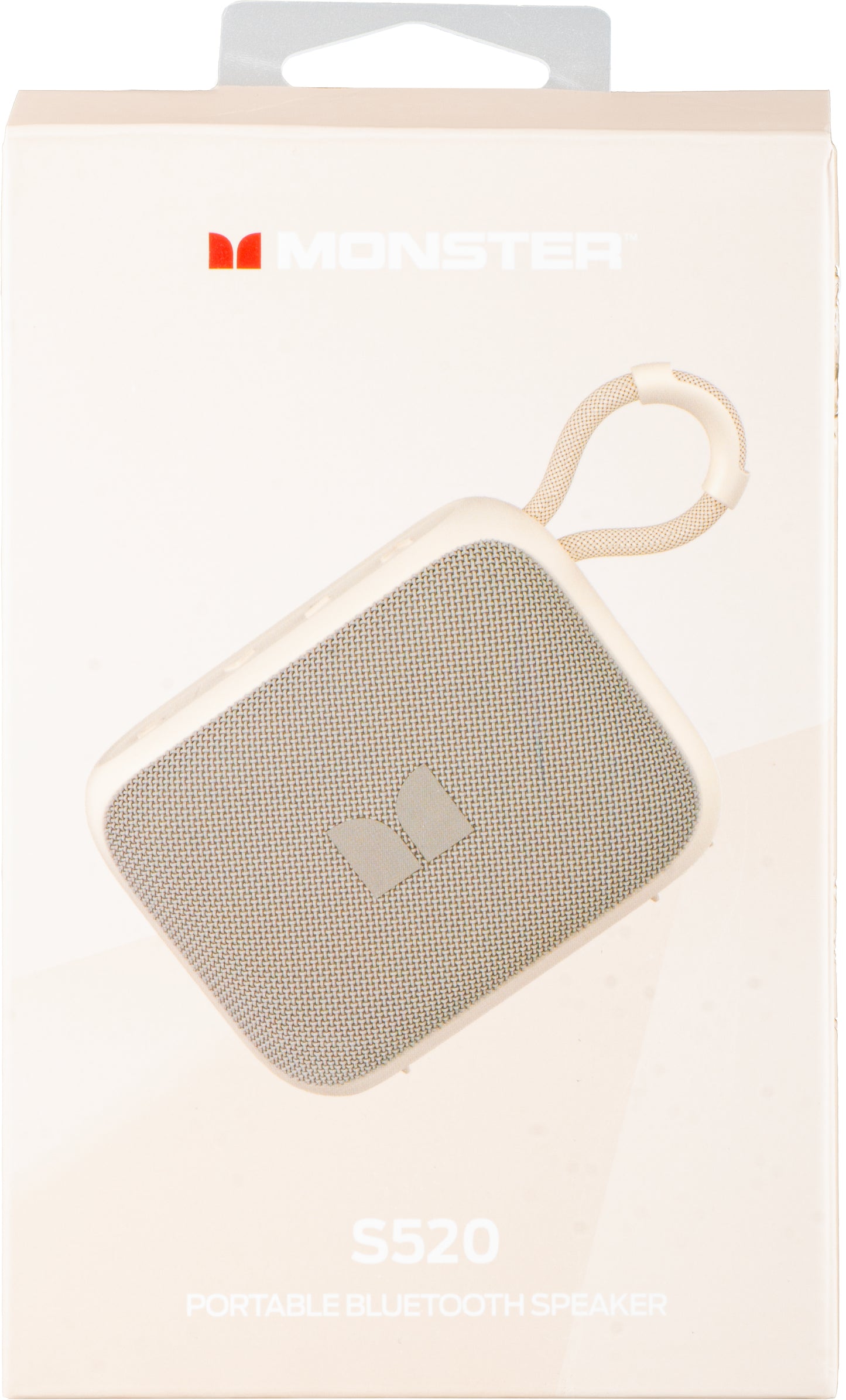 Bluetooth Tragbarer Lautsprecher Monster S520, 5W, TWS, RGB, Wasserdicht, Hellcreme