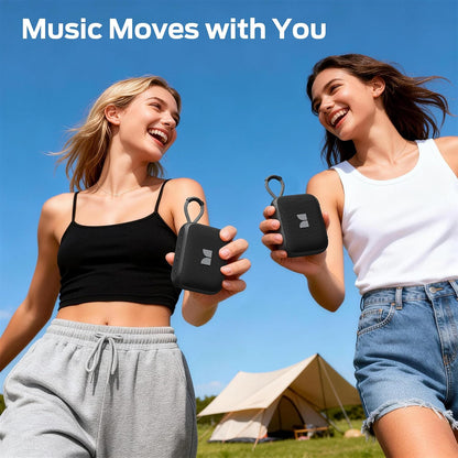 Tragbarer Bluetooth-Lautsprecher Monster S520, 5W, TWS, RGB, wasserdicht, schwarz
