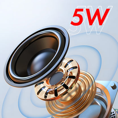 XO Design F38 Portable Bluetooth Speaker, 5W, Black