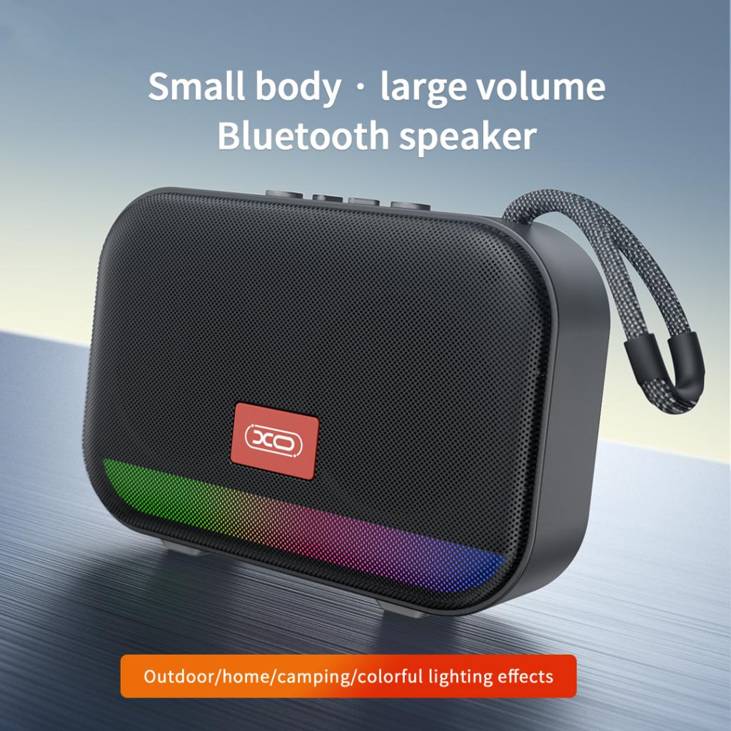 Tragbarer Bluetooth-Lautsprecher XO Design F66, 5W, RGB, Schwarz