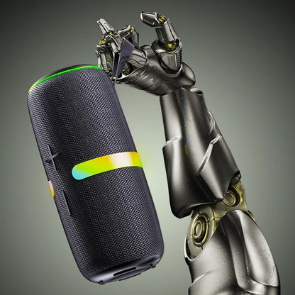 Yesido YSW22 Portable Bluetooth Speaker, 30W, RGB, Waterproof, Black