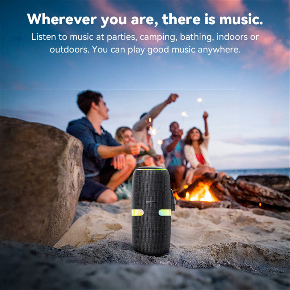 Tragbarer Bluetooth-Lautsprecher Yesido YSW22, 30W, RGB, wasserdicht, Schwarz