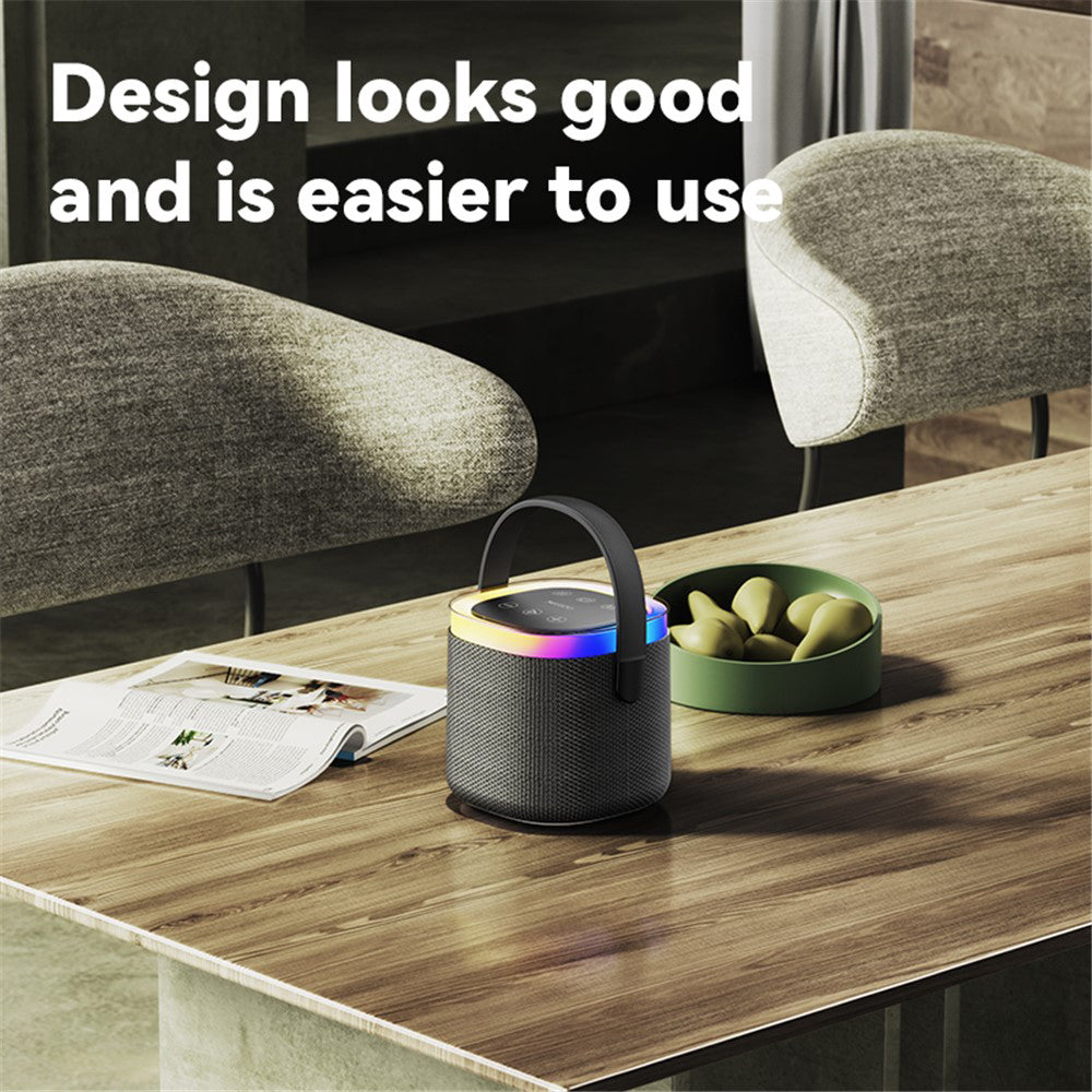 Tragbarer Bluetooth-Lautsprecher Yesido YSW25, 5W, RGB, Schwarz