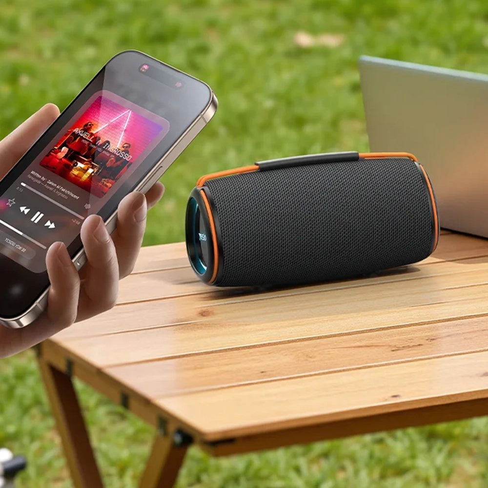Tragbarer Bluetooth-Lautsprecher Yesido YSW38, 30W, TWS, RGB, Schwarz