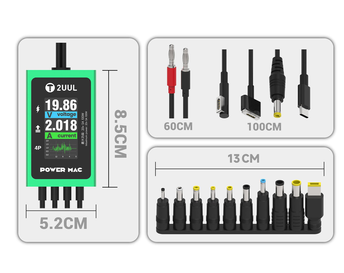 Stromkabel 2UUL PW08 für Laptops