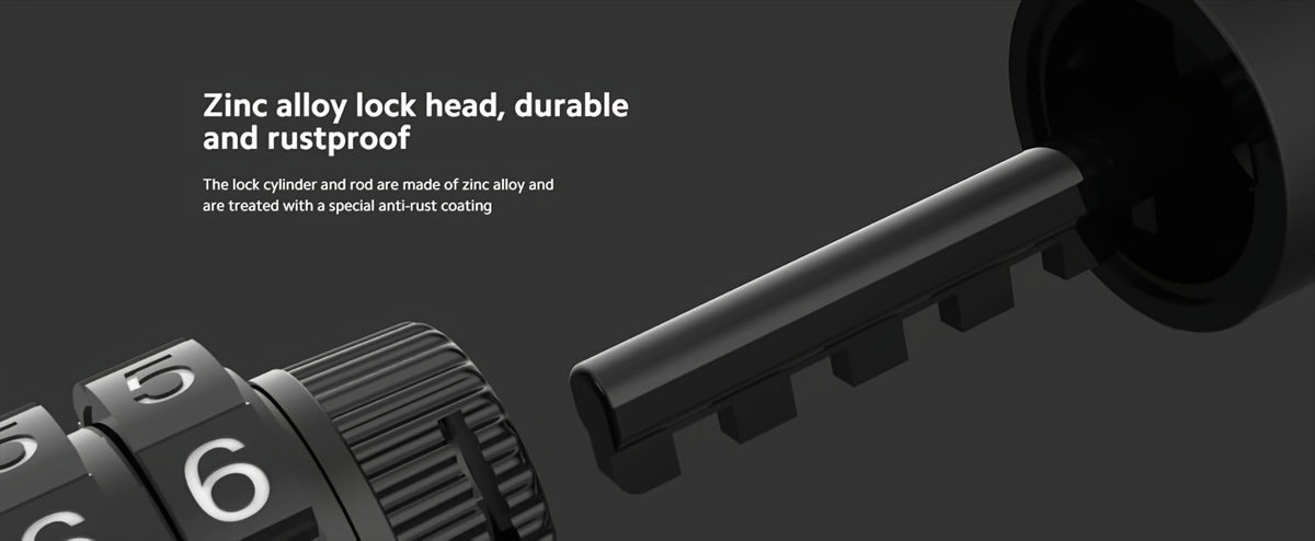 Xiaomi Diebstahlschutzkabel für Elektrischen Roller, Schwarz BHR6751GL