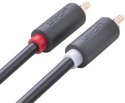 Audio-Kabel UGREEN AV104, 2 x RCA - 2 x RCA, 5m, Schwarz