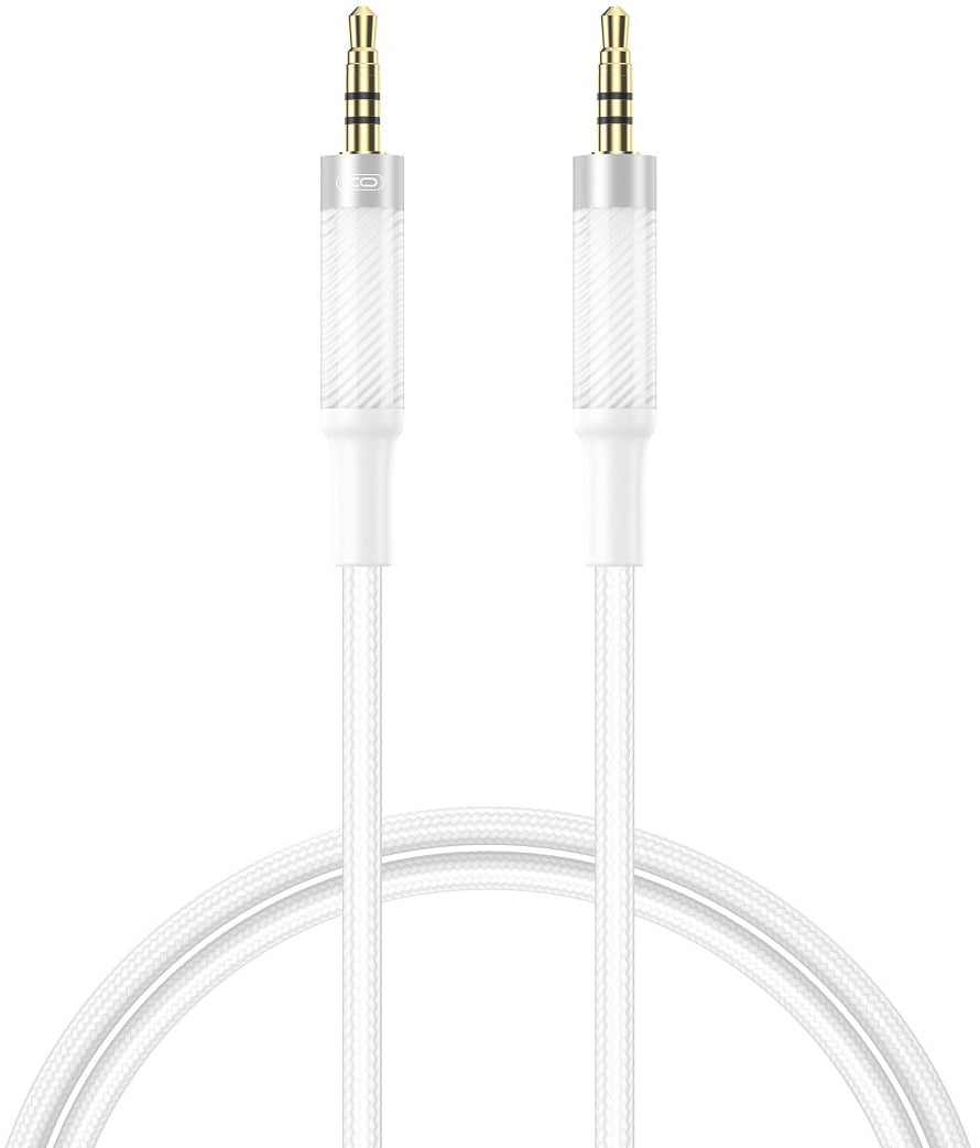 Audio-Kabel 3.5mm - 3.5mm XO Design NB-R279C, 1m, Weiß